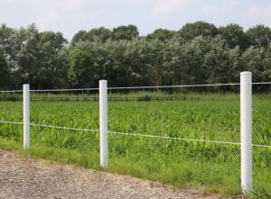 Kunststoff Weidepfähle mit Seil